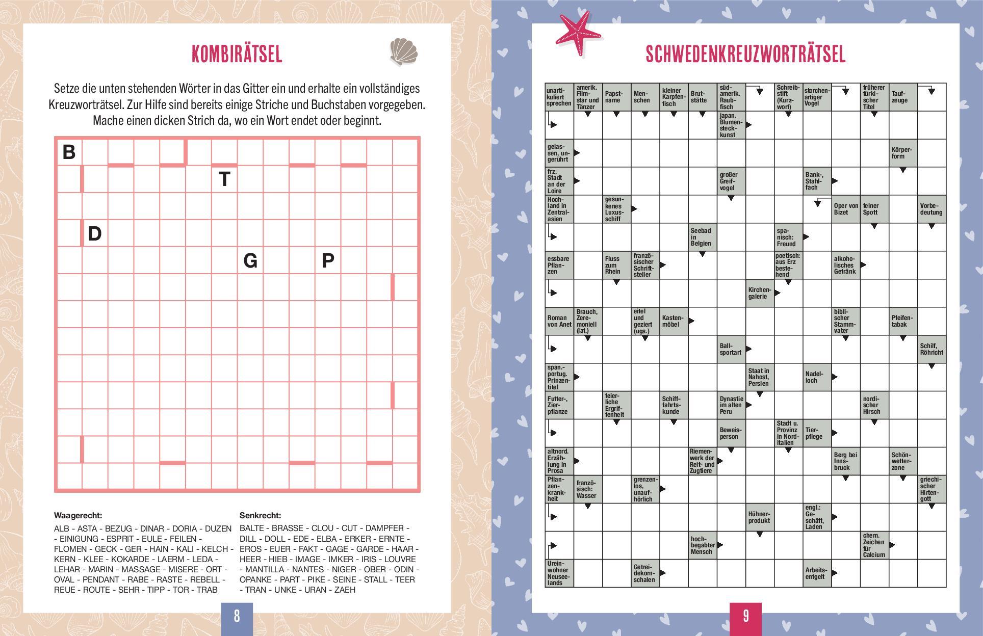 Beispielinhalt (Bild) Das dicke Sommer-Rätselbuch