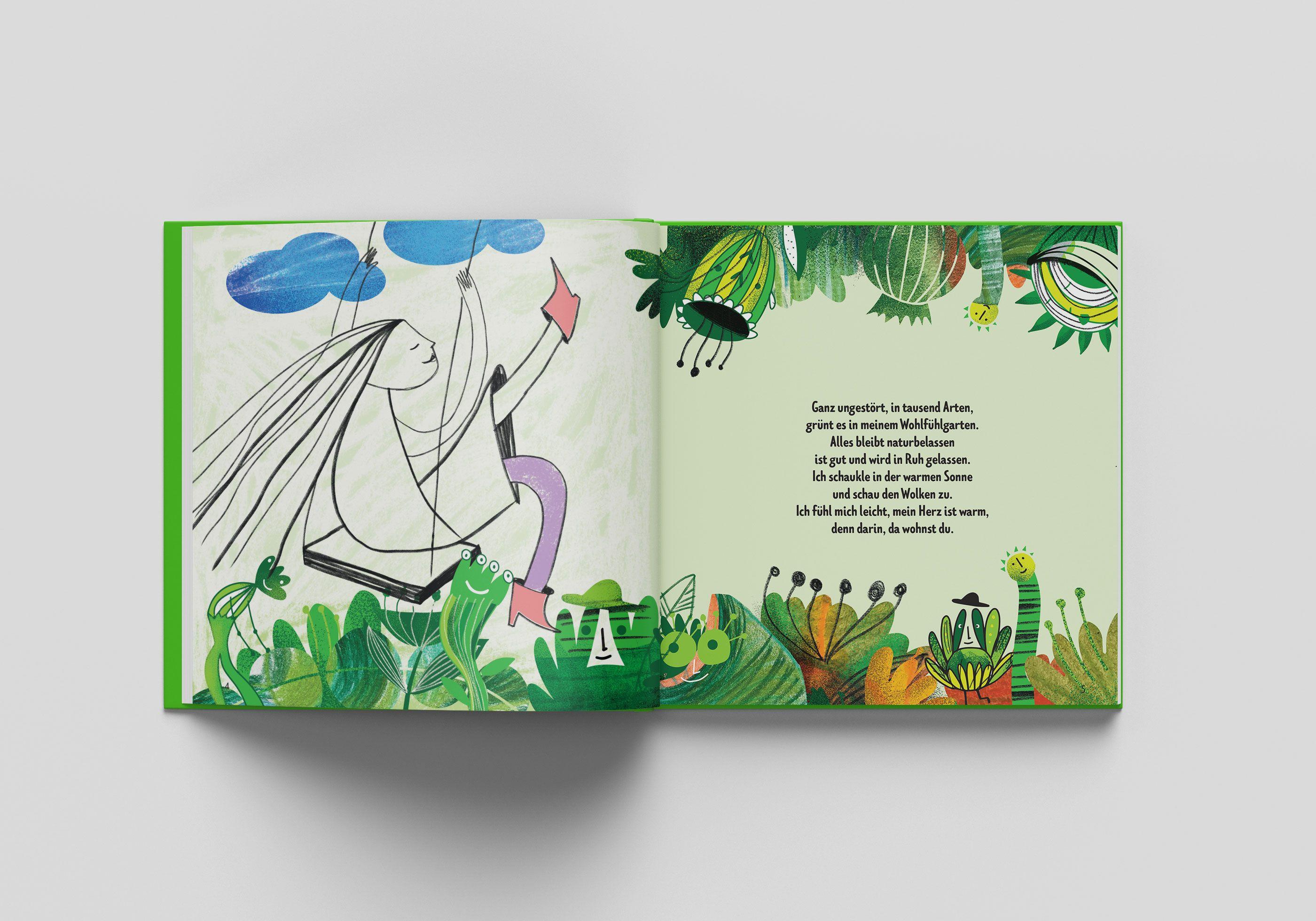 Beispielinhalt (Bild) Ich liebe meinen bunten Garten