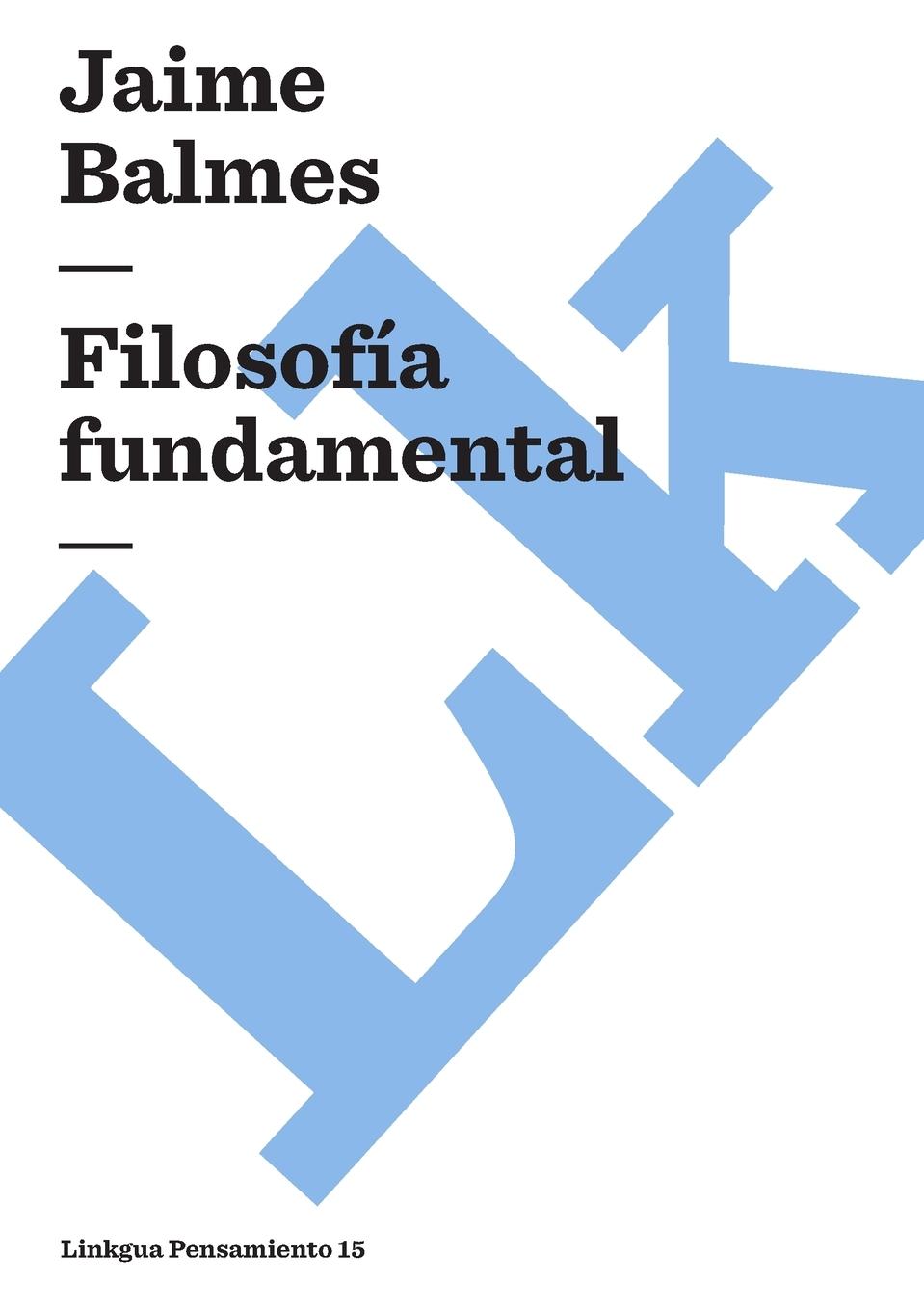 Vorderes Coverbild Filosofía fundamental