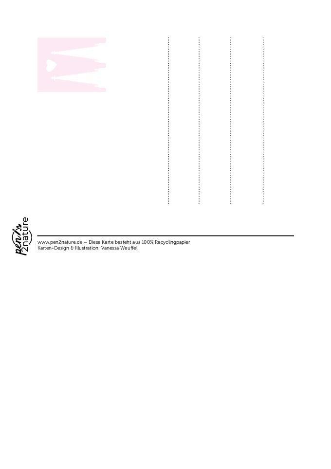 Beispielinhalt (Bild) Postkartenblock Köln-Liebe