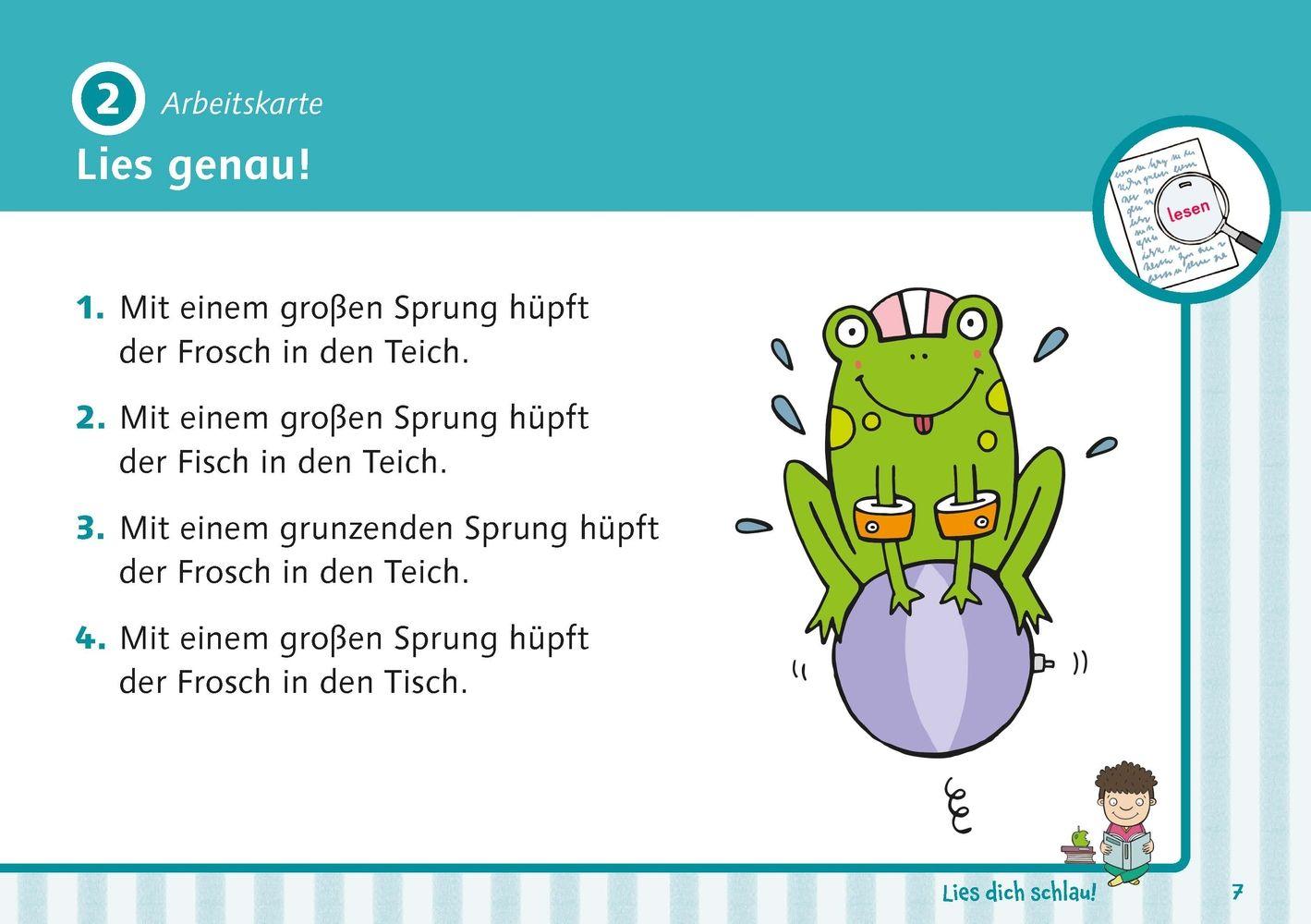Beispielinhalt (Bild) Lies dich schlau! Leseförderung für Klasse 2-3