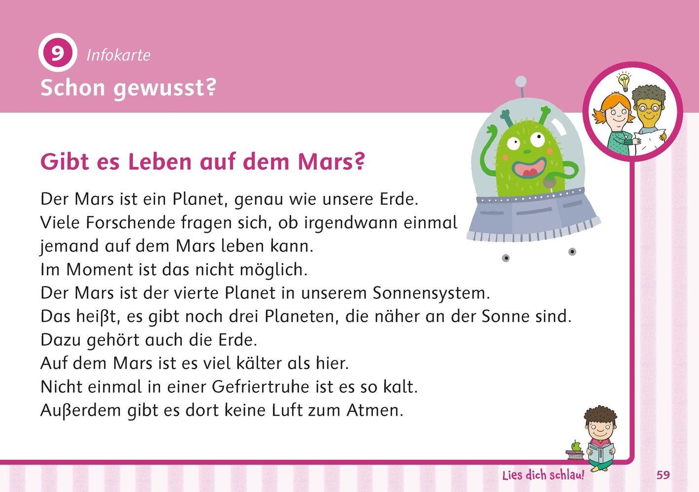 Beispielinhalt (Bild) Lies dich schlau! Leseförderung für Klasse 2-3