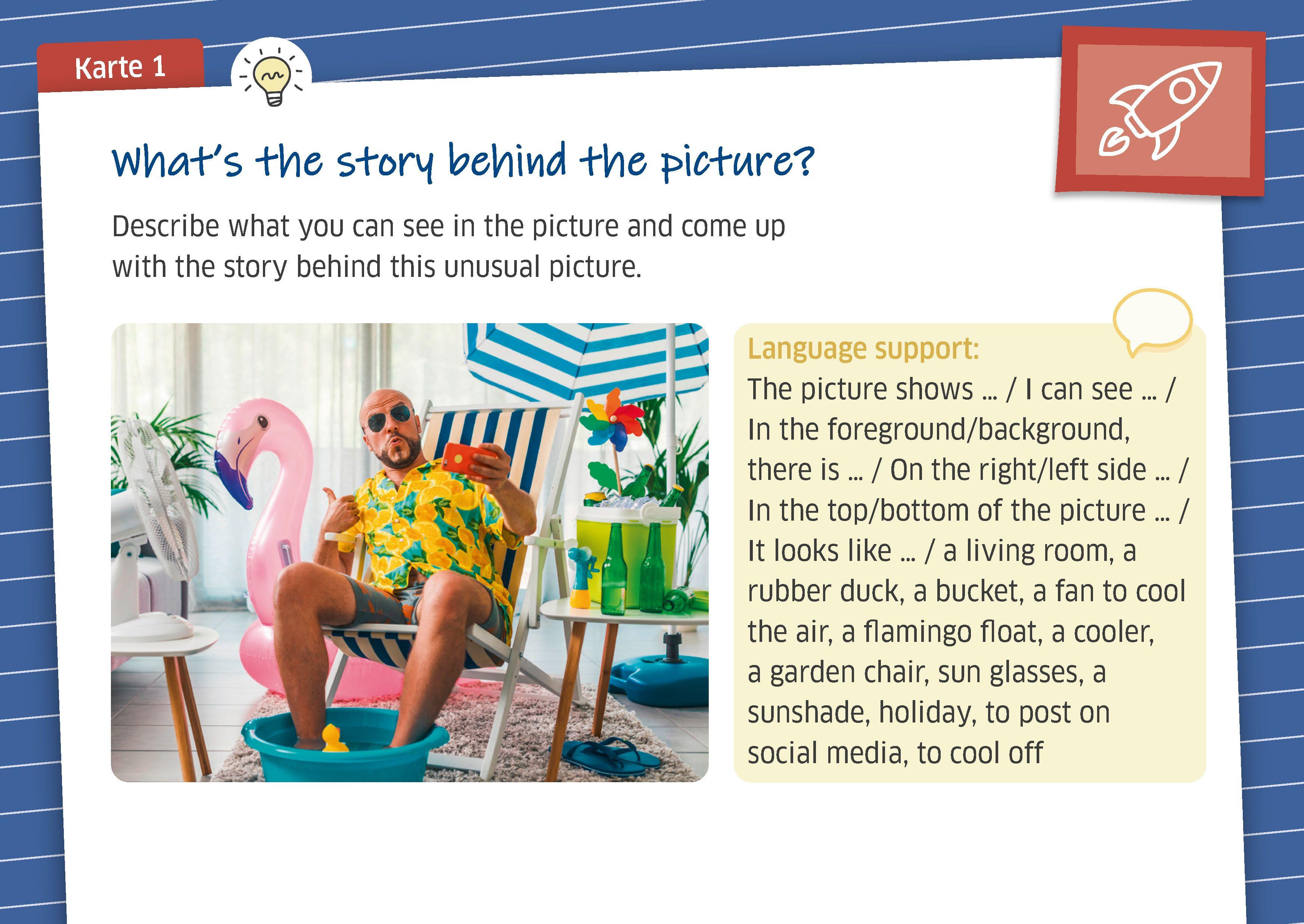 Beispielinhalt (Bild) Die Englisch-Kartei für Schnelle - Klasse 7/8