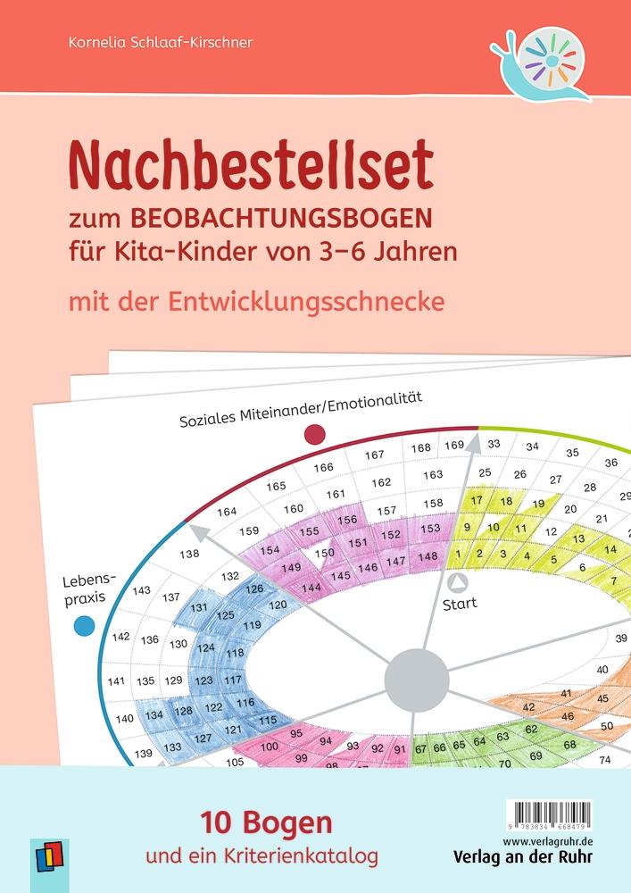 Vorderes Coverbild Nachbestellset zum Beobachtungsbogen für Kita-Kinder von 3-6 Jahren