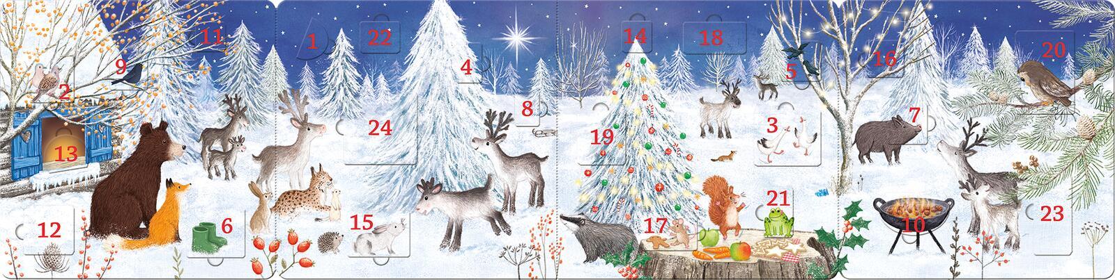 Beispielinhalt (Bild) Mein liebstes Adventskalenderbuch