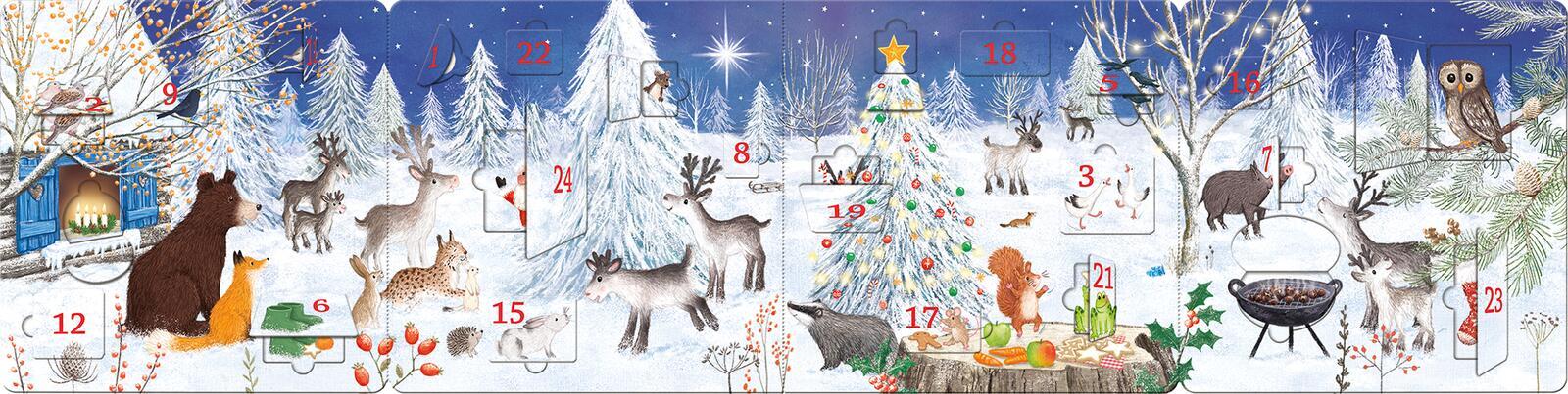 Beispielinhalt (Bild) Mein liebstes Adventskalenderbuch