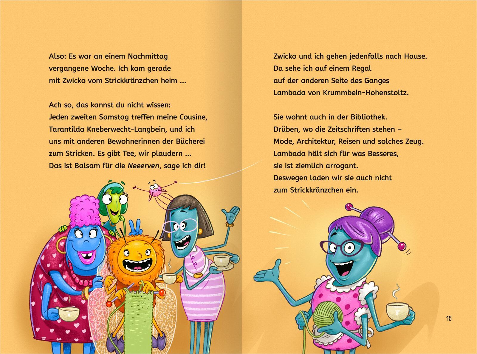 Beispielinhalt (Bild) Lesen NERVT! - Bücher? Voll anstrengend! (Lesen nervt! 3)