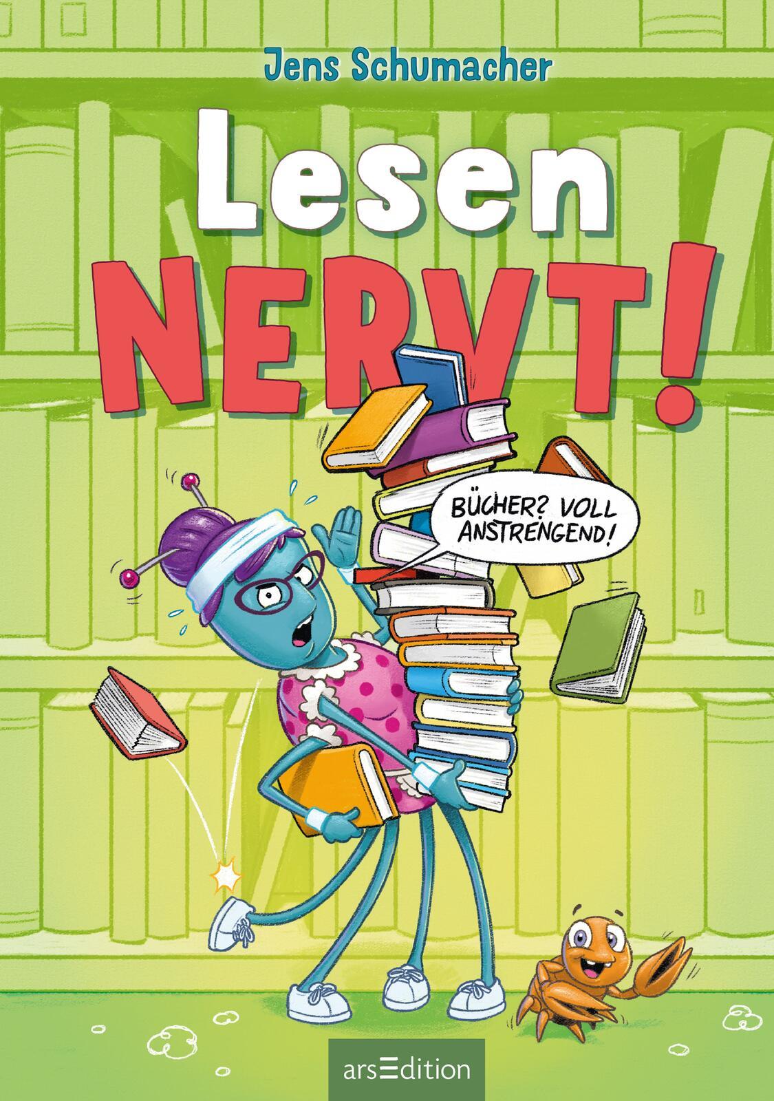 Beispielinhalt (Bild) Lesen NERVT! - Bücher? Voll anstrengend! (Lesen nervt! 3)