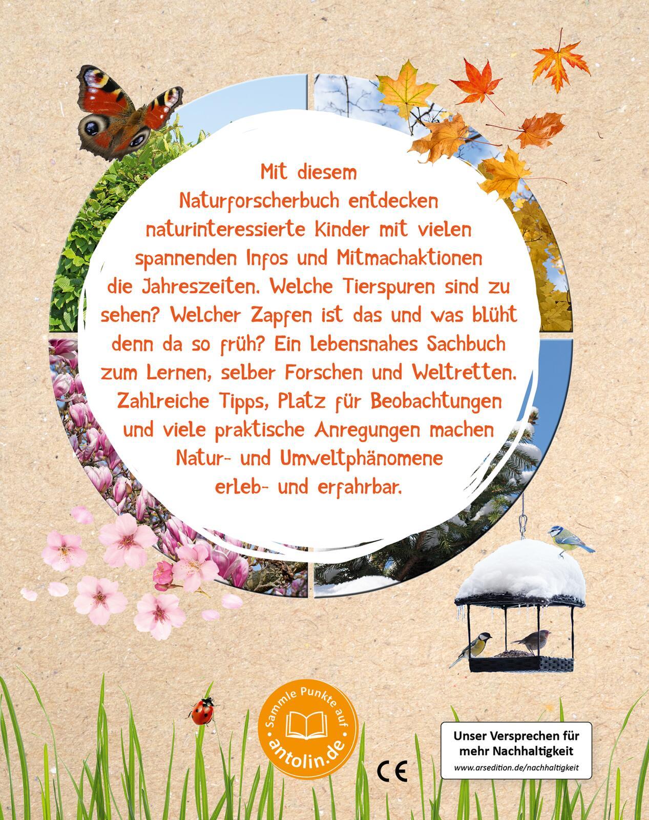 Rückseitencover Naturforscher-Kids - Durch das Jahr