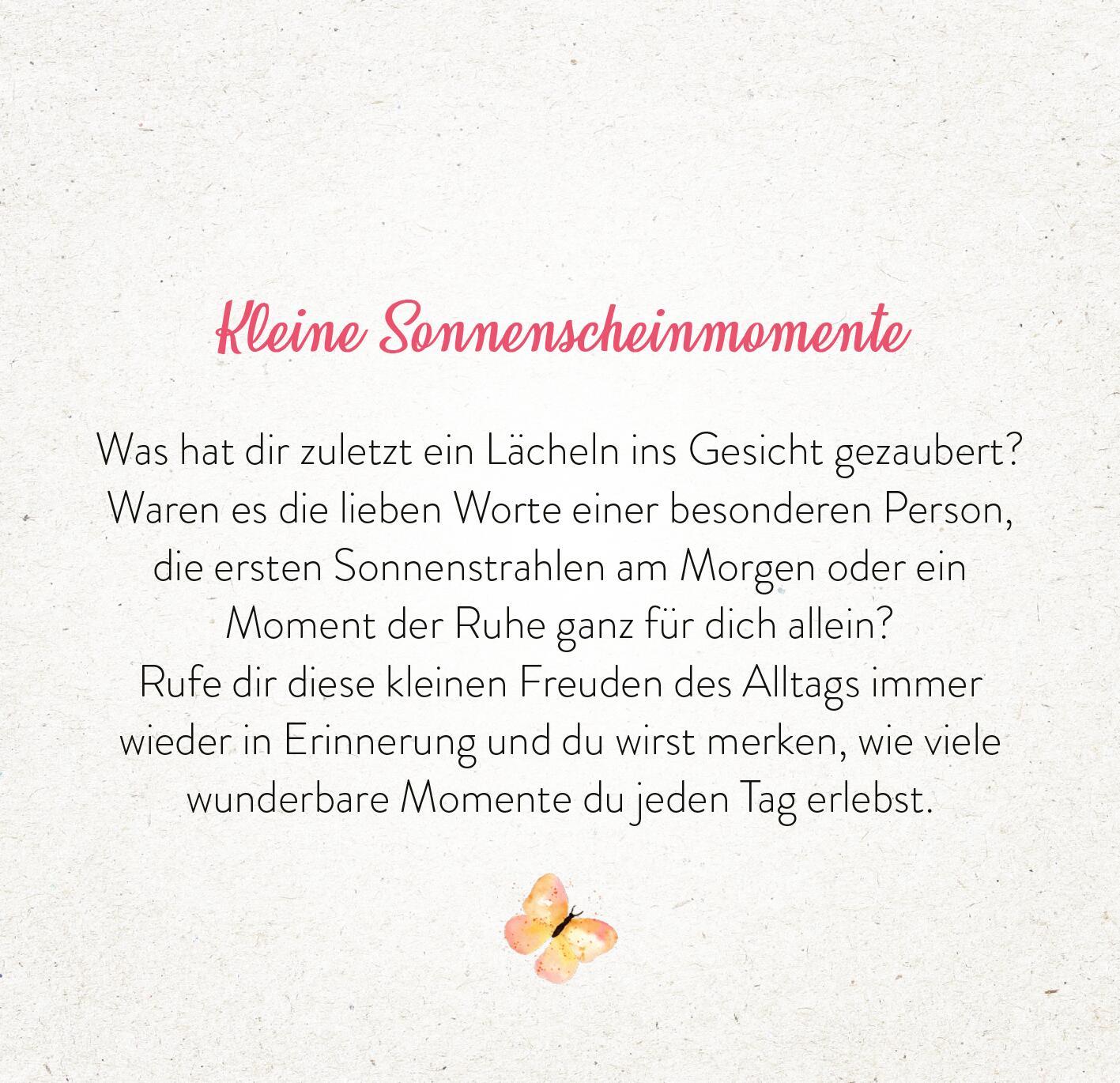 Beispielinhalt (Bild) 365 Tage Sonne im Herzen