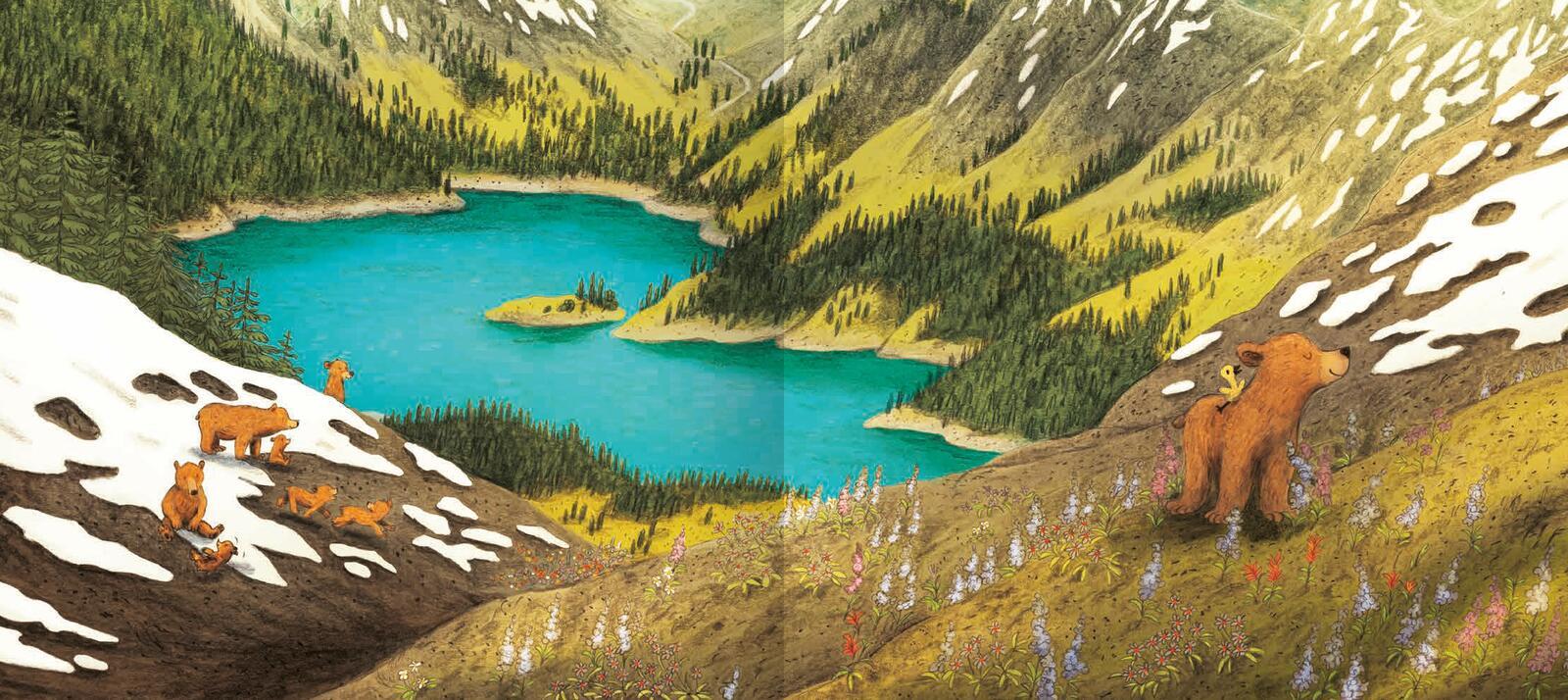 Beispielinhalt (Bild) Es wird Frühling, kleiner Bär!