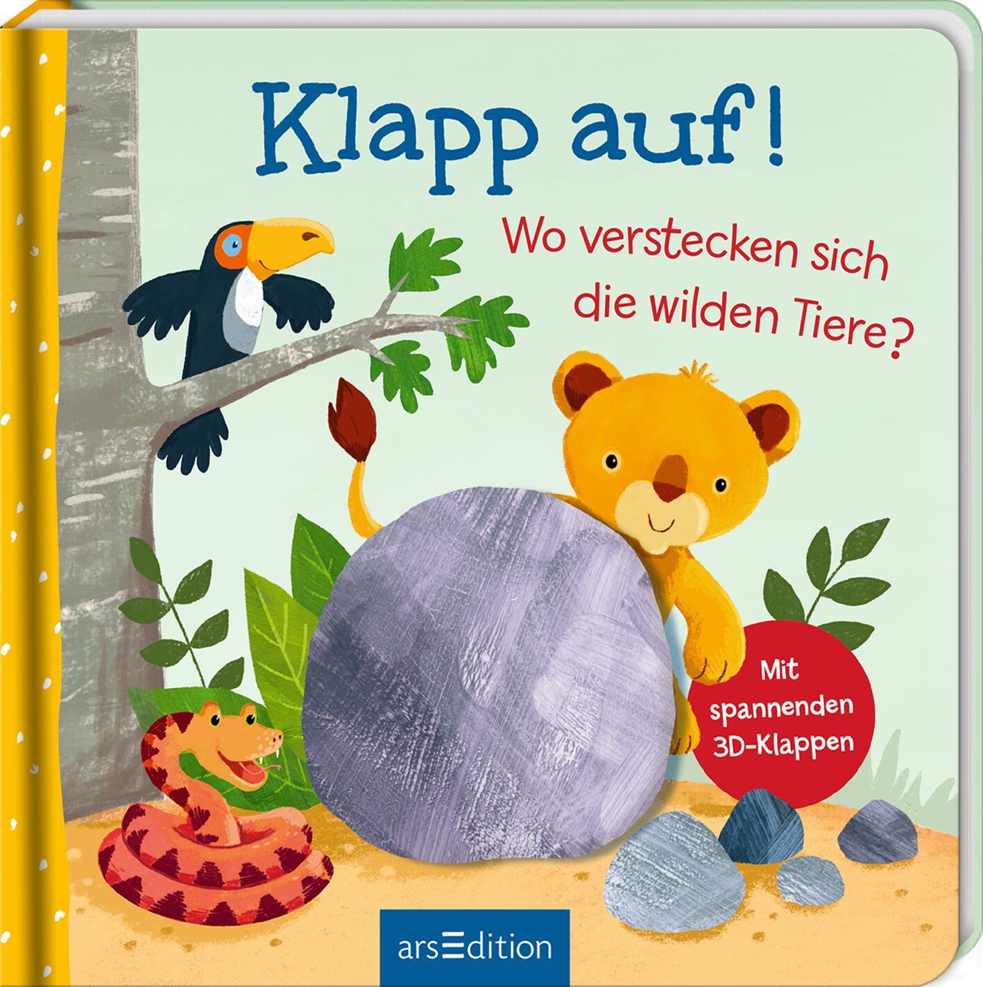 Vorderes Coverbild Klapp auf! Wo verstecken sich die wilden Tiere?