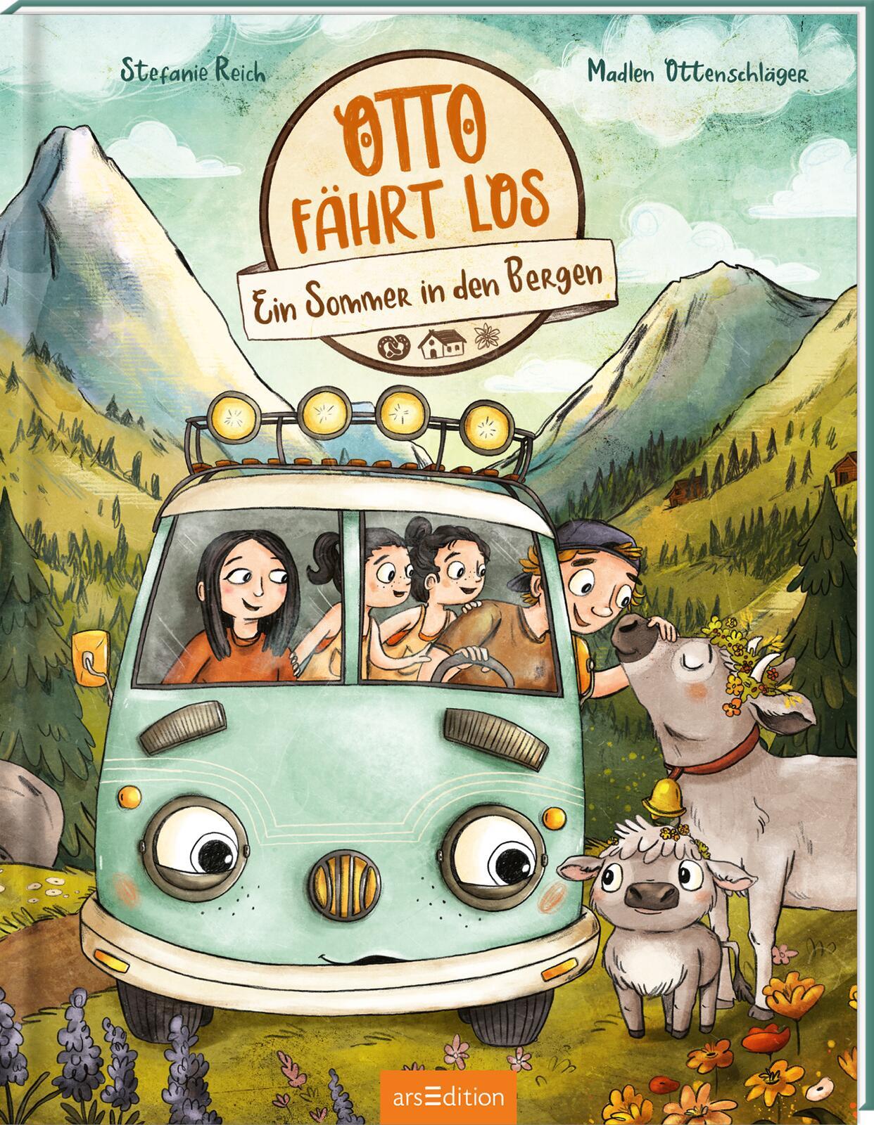 Vorderes Coverbild OTTO fährt los - Ein Sommer in den Bergen