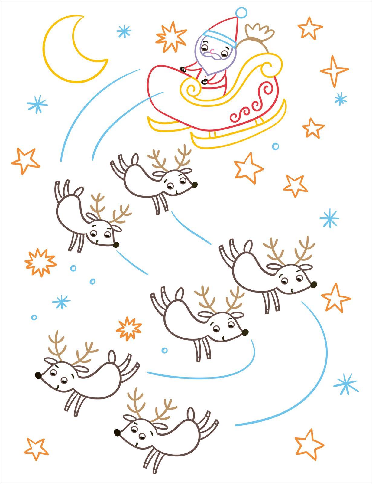 Beispielinhalt (Bild) Zauberbilder - Adventskalender