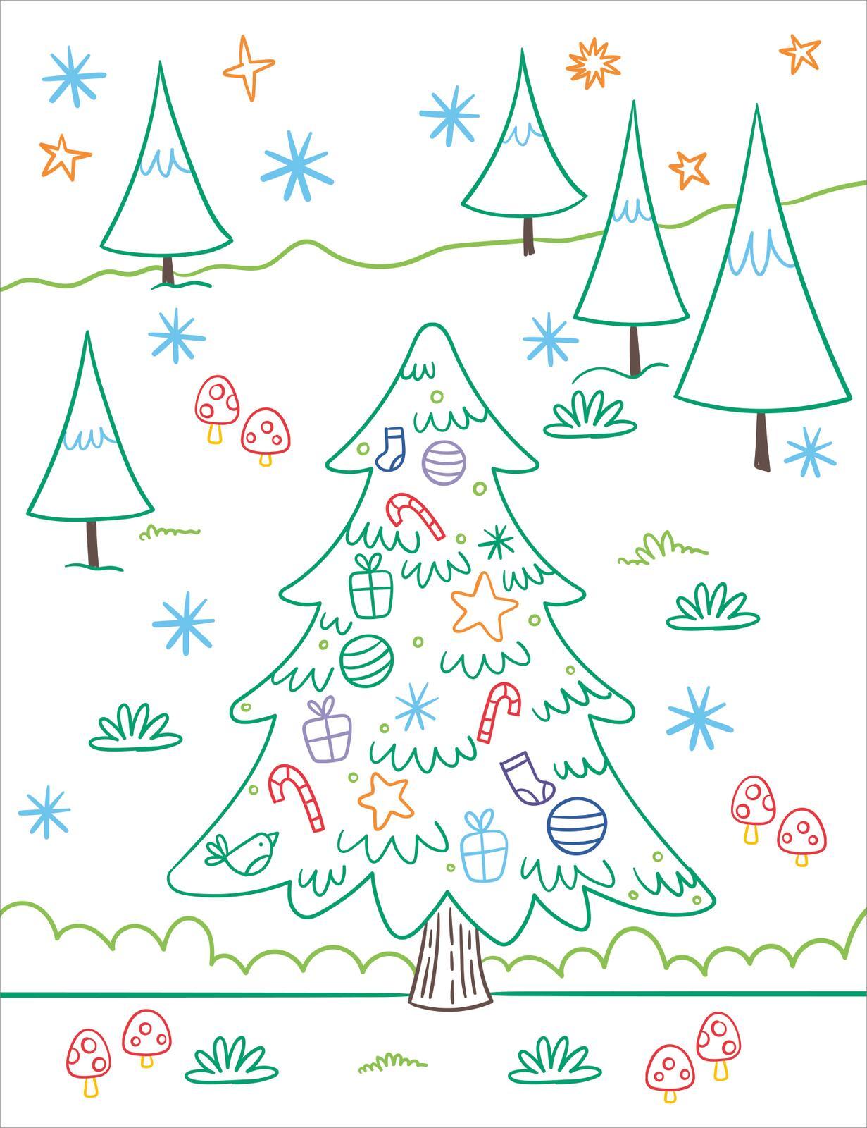 Beispielinhalt (Bild) Zauberbilder - Adventskalender