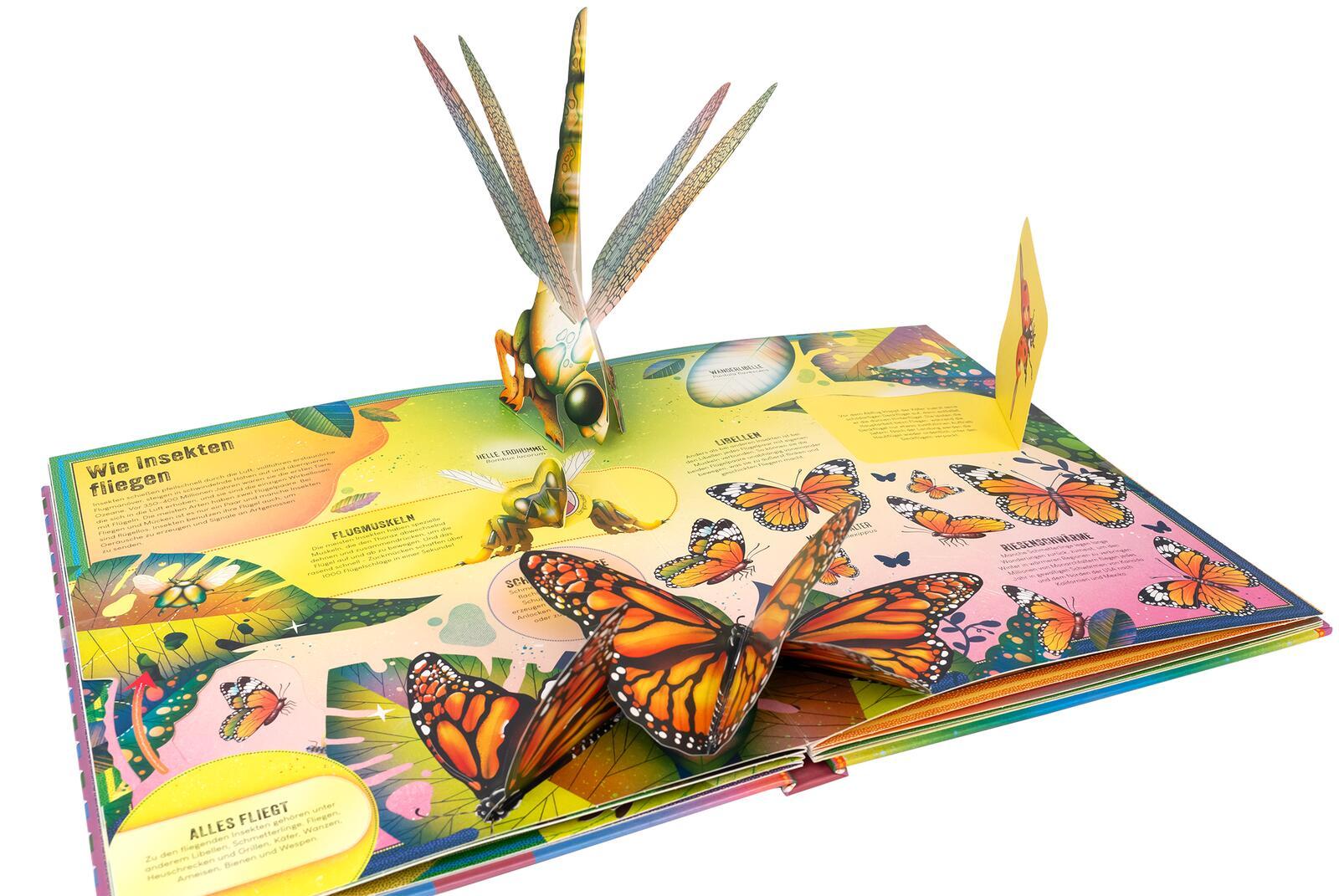 Beispielinhalt (Bild) Das unglaubliche Pop-up-Buch - Insekten