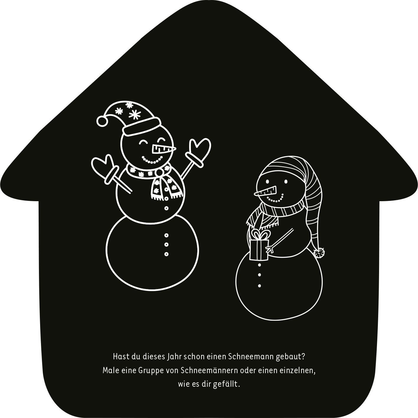 Beispielinhalt (Bild) Mein Kritzkratz-Adventskalender