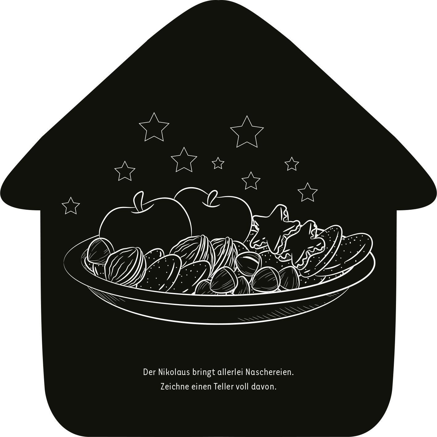 Beispielinhalt (Bild) Mein Kritzkratz-Adventskalender