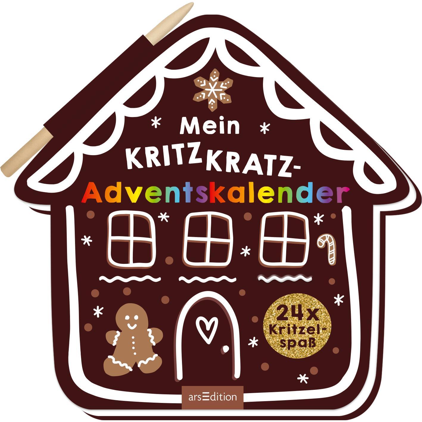 Vorderes Coverbild Mein Kritzkratz-Adventskalender