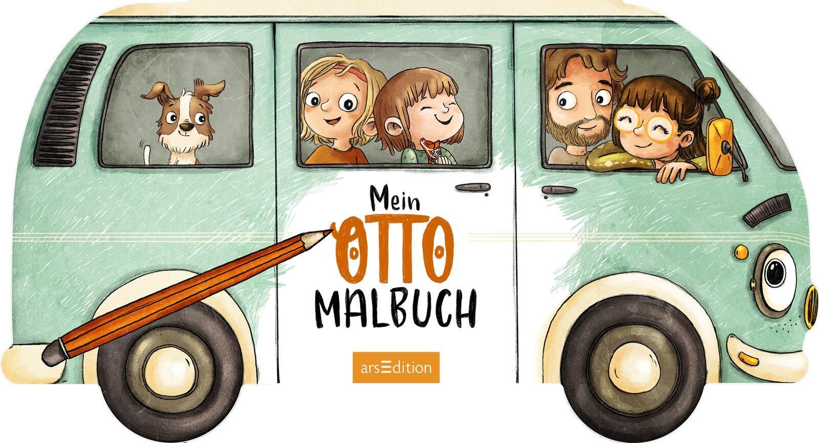 Beispielinhalt (Bild) OTTO fährt los - Mein OTTO-Malbuch