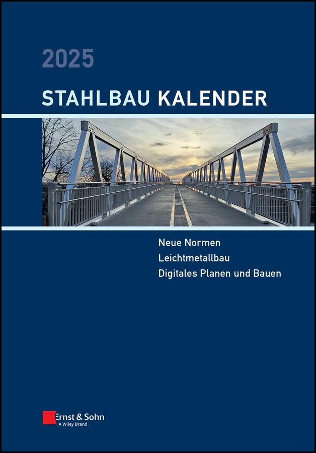 Vorderes Coverbild Stahlbau-Kalender 2025
