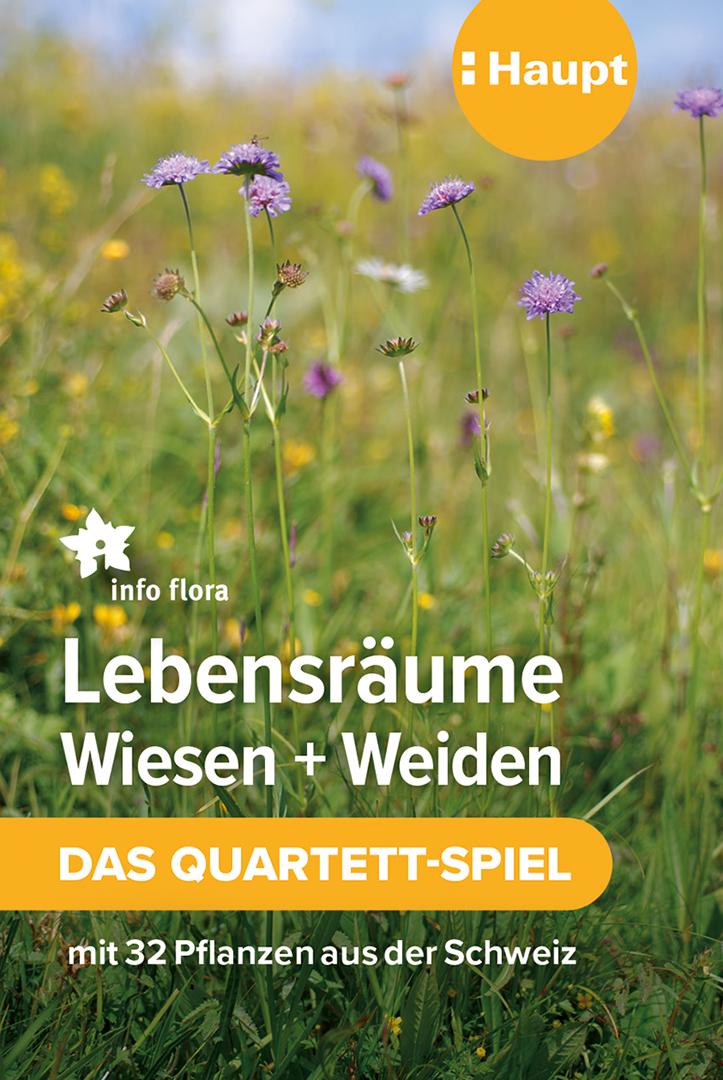 Vorderes Coverbild Lebensräume Wiesen und Weiden - das Quartett-Spiel