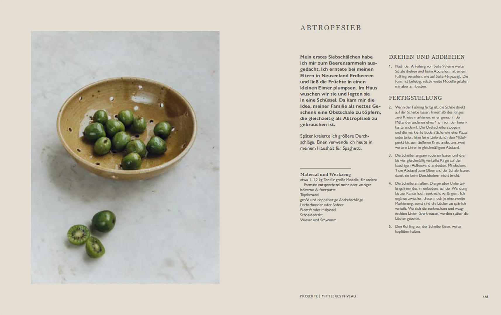 Beispielinhalt (Bild) Auf der Scheibe geformt