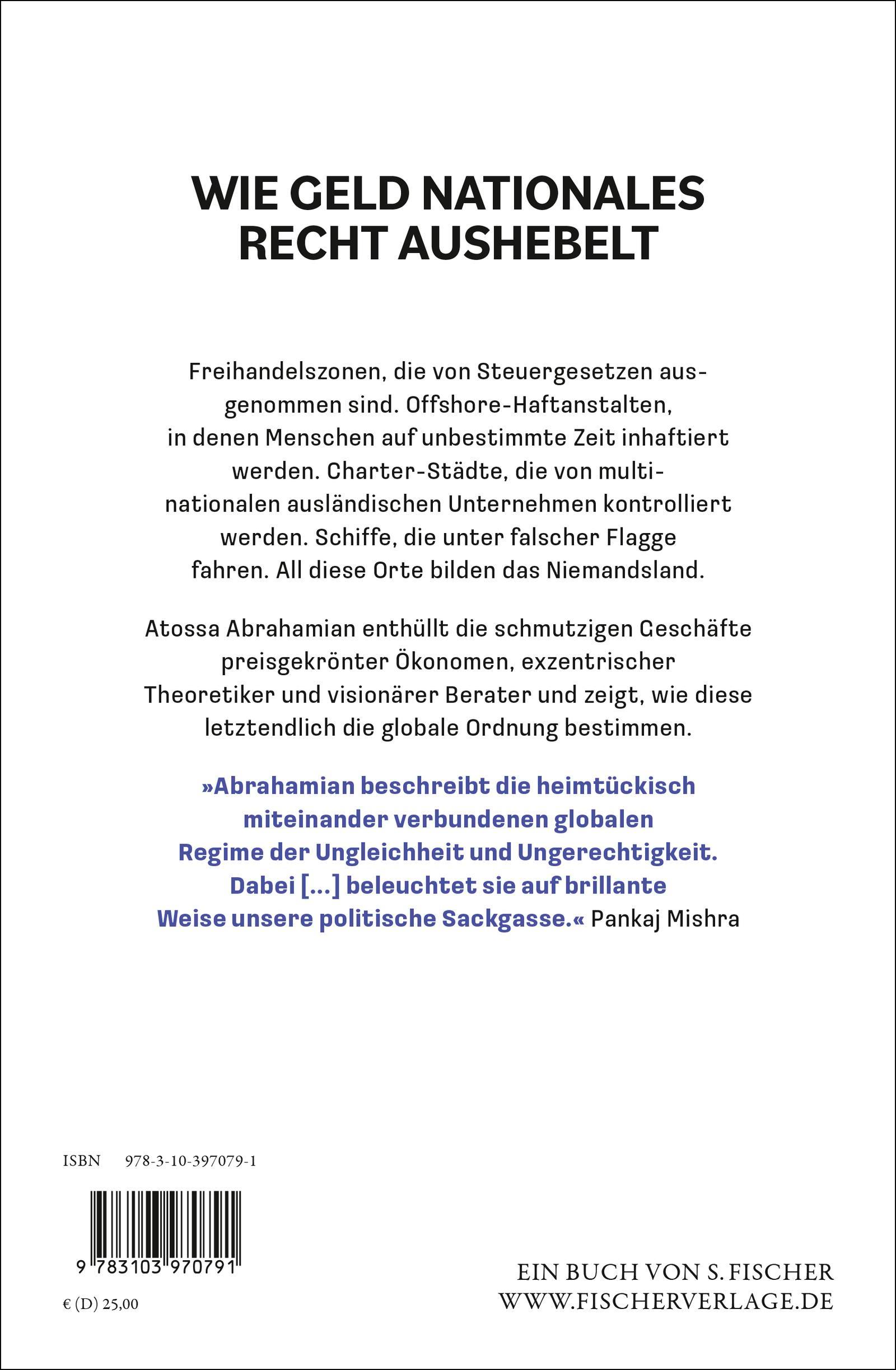 Rückseitencover Schmutzige Geschäfte im Niemandsland