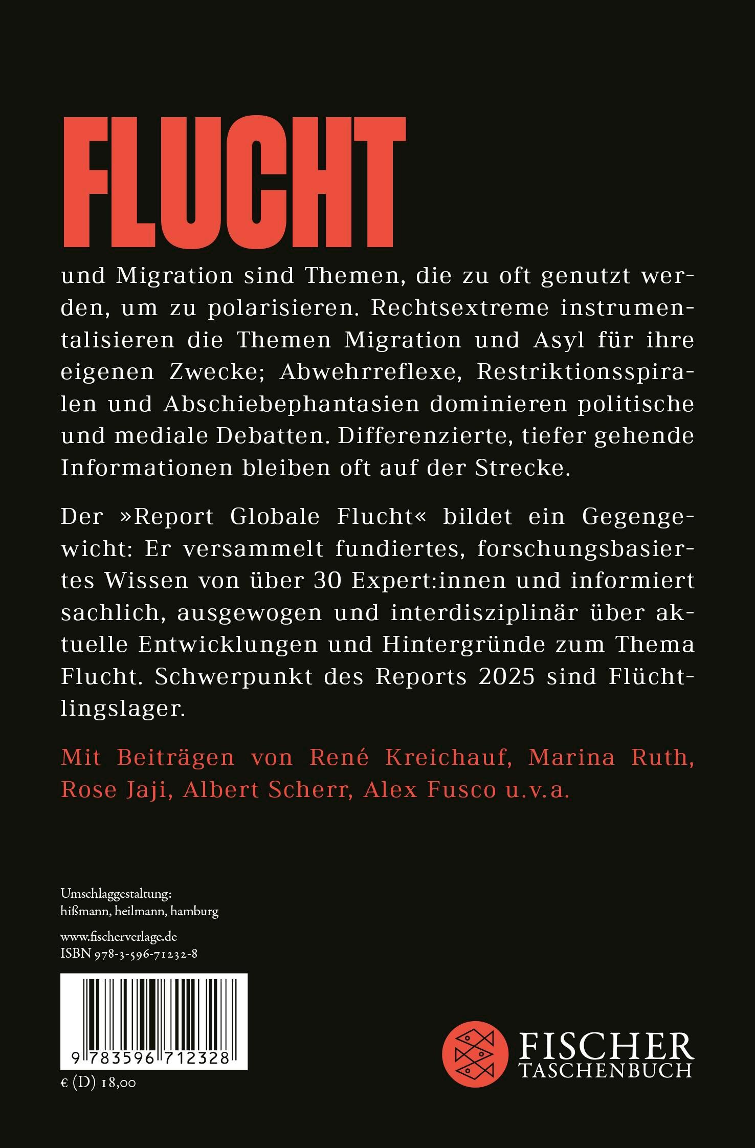 Rückseitencover Report Globale Flucht 2025