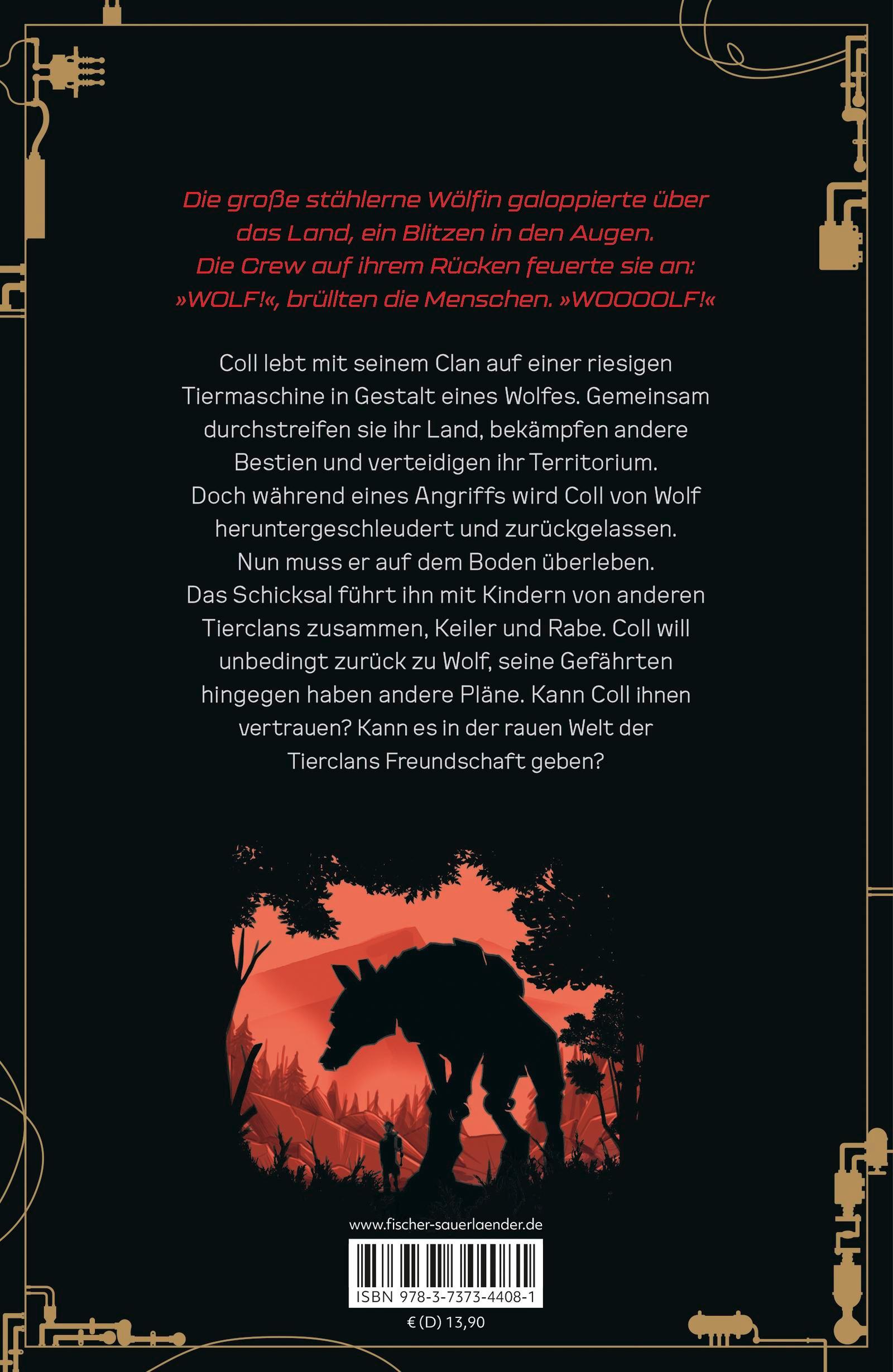 Rückseitencover I am Wolf - Der Kampf der Tierclans