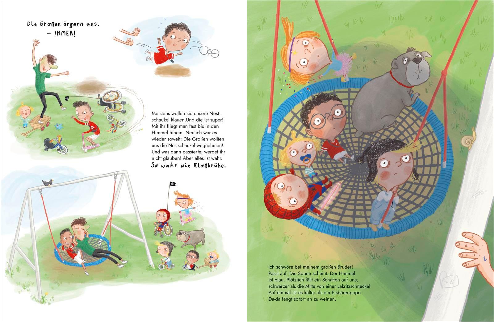 Beispielinhalt (Bild) Wir Eierlöcher ... und die Nestschaukel gehört uns!