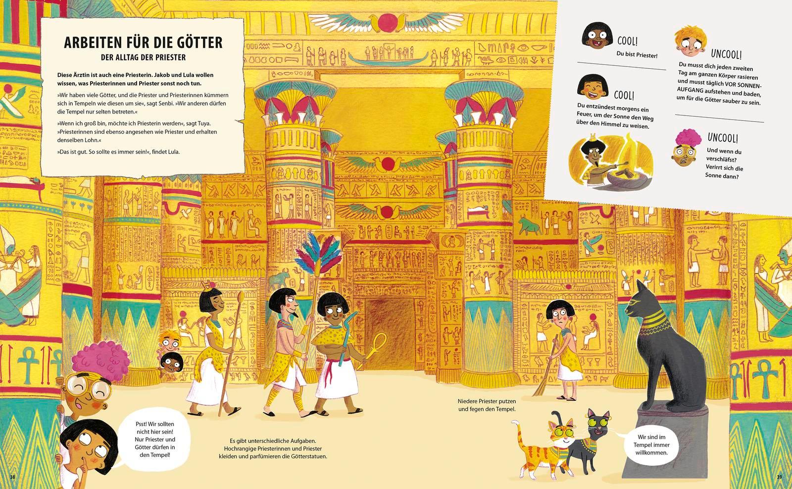 Beispielinhalt (Bild) Zeitreise im Schlafanzug. Erlebe das alte Ägypten