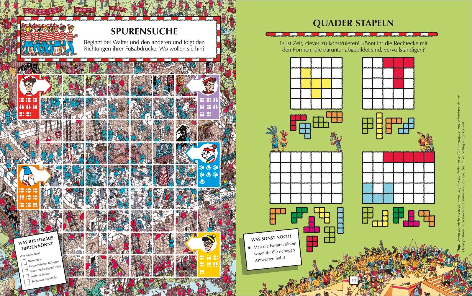 Beispielinhalt (Bild) Wo ist Walter? Auf Zeitreise