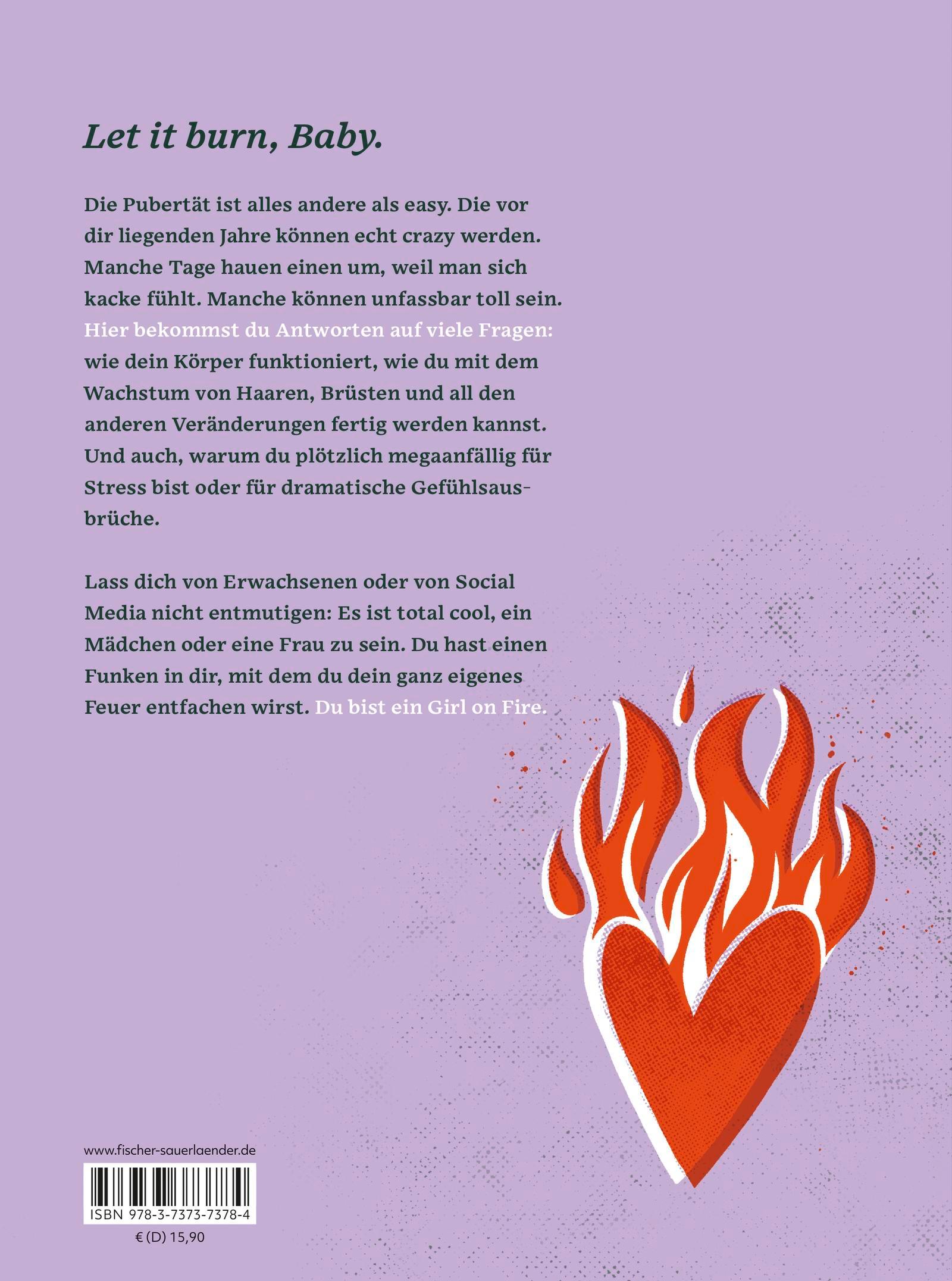 Rückseitencover You are a Girl on Fire