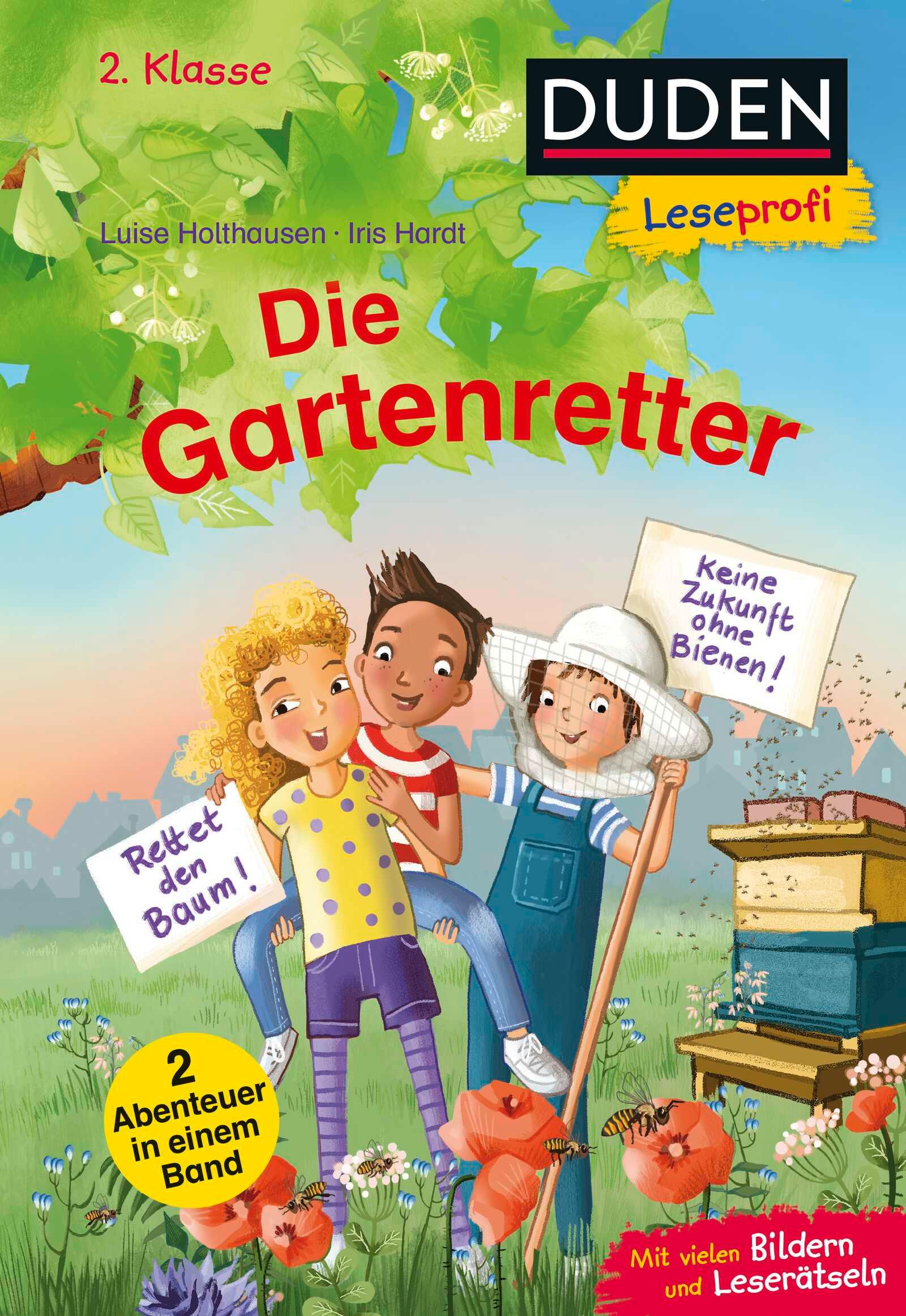 Vorderes Coverbild Duden Leseprofi - Die Gartenretter, 2. Klasse (Doppelband)