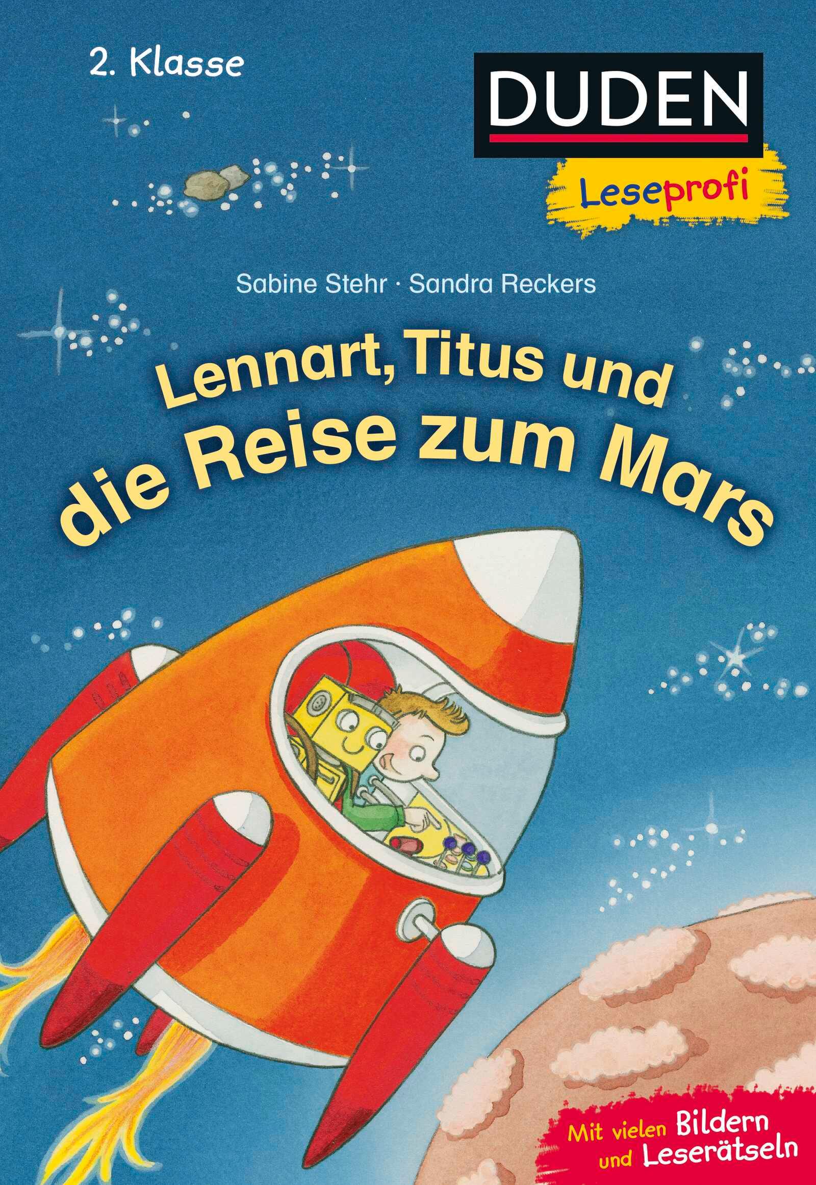 Vorderes Coverbild Duden Leseprofi - Lennart, Titus und die Reise zum Mars, 2. Klasse