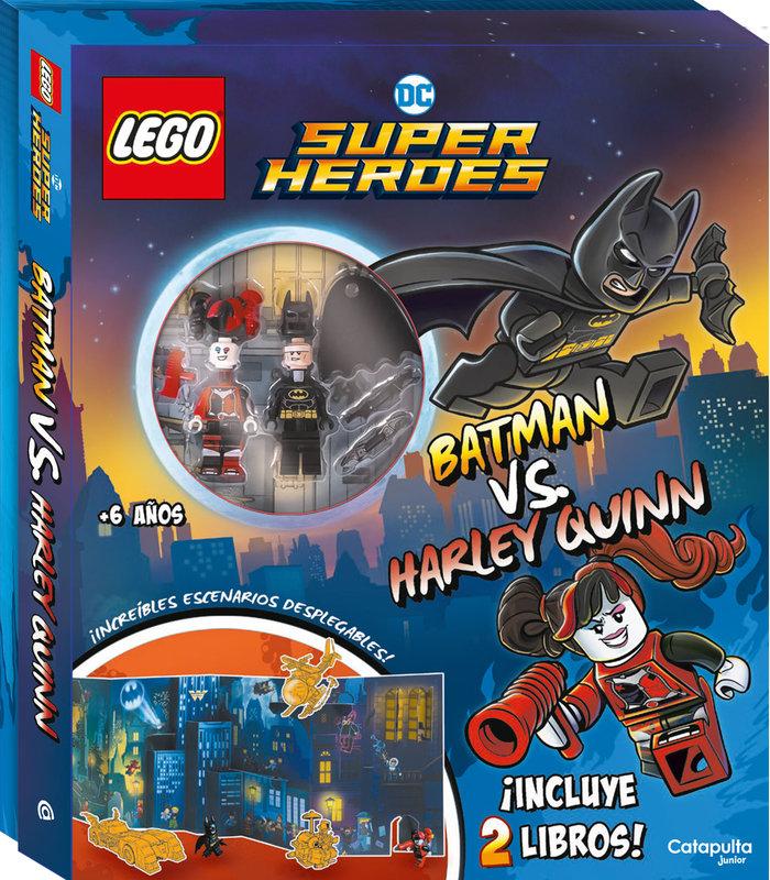 Vorderes Coverbild Lego DC Cómics Superhéroes. Batman vs. Harley Quinn