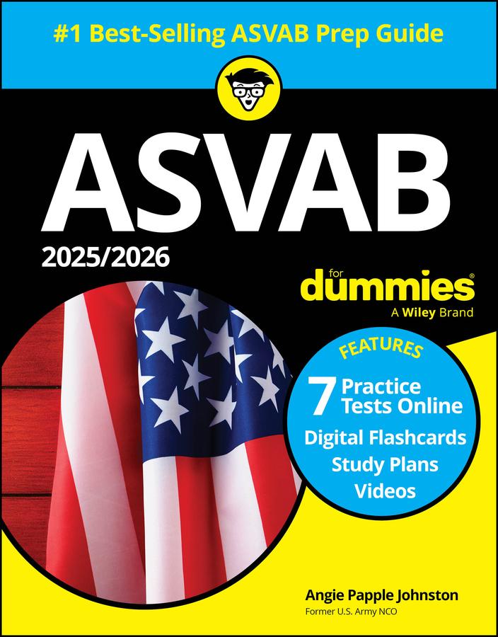 Vorderes Coverbild 2025/2026 ASVAB for Dummies