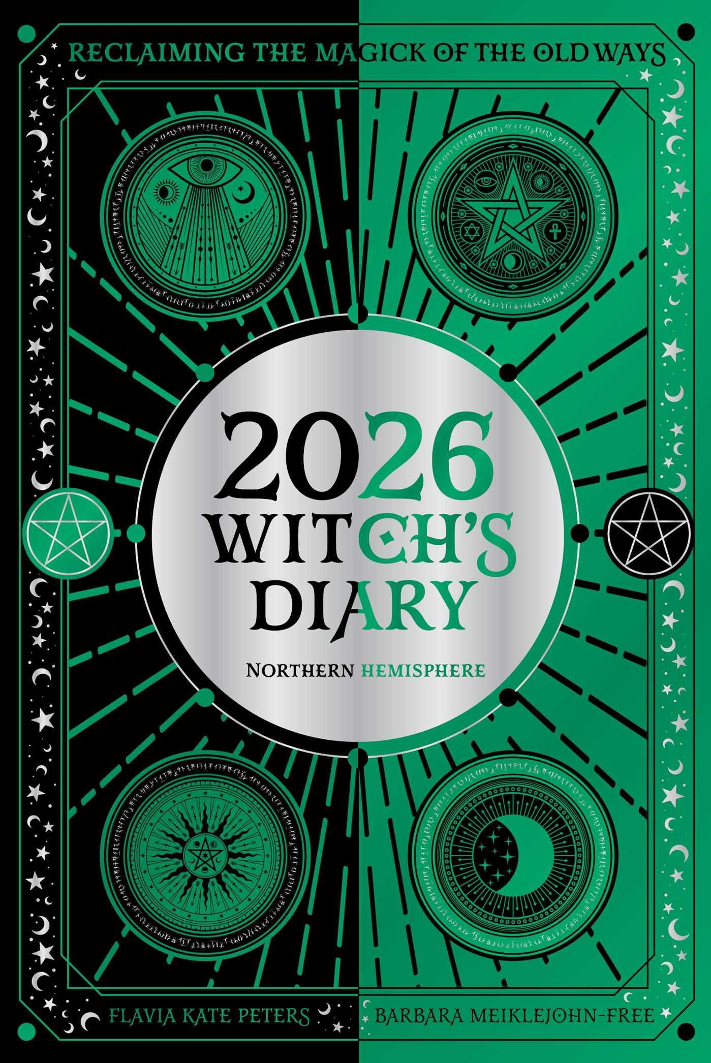 Vorderes Coverbild 2026 Witch's Diary Planner Calendar: Northern Hemisphere