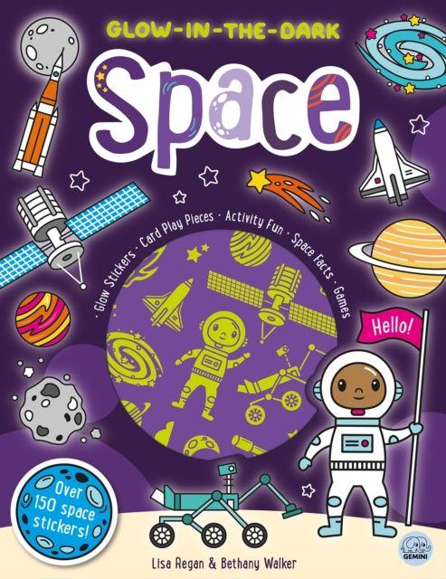 Vorderes Coverbild Glow-in-the-Dark Space Sticker Activity