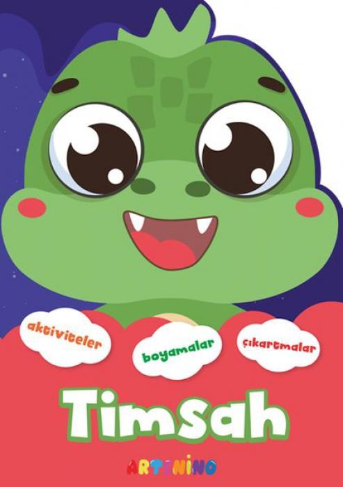 Vorderes Coverbild Sekilli Hayvanlar Serisi - Timsah Aktivite Boyama Cikartma Kitabi