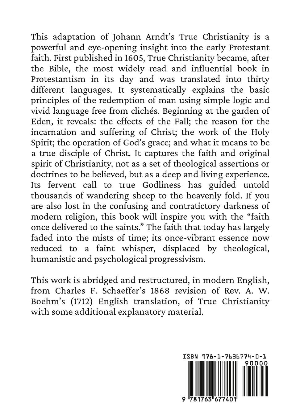 Rückseitencover Rediscovering Christianity