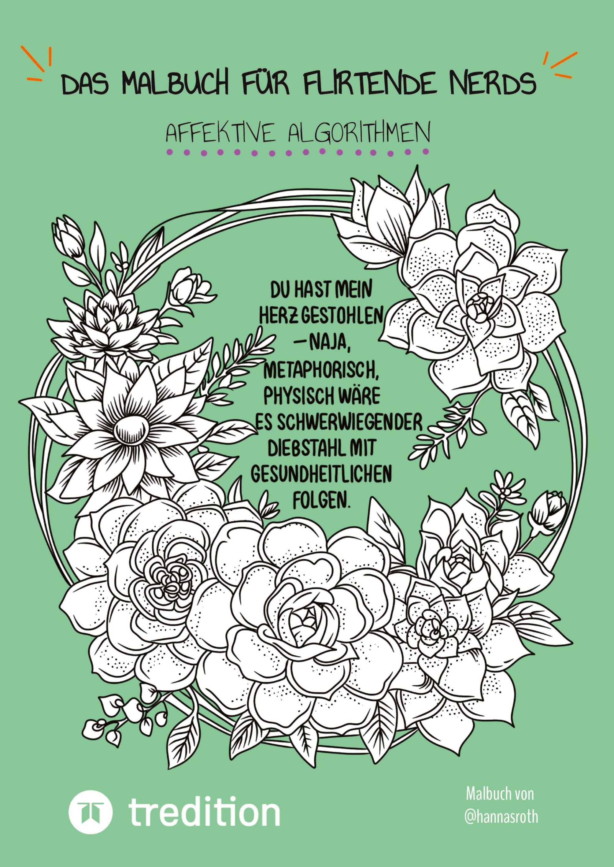 Vorderes Coverbild Das Malbuch für flirtende Nerds