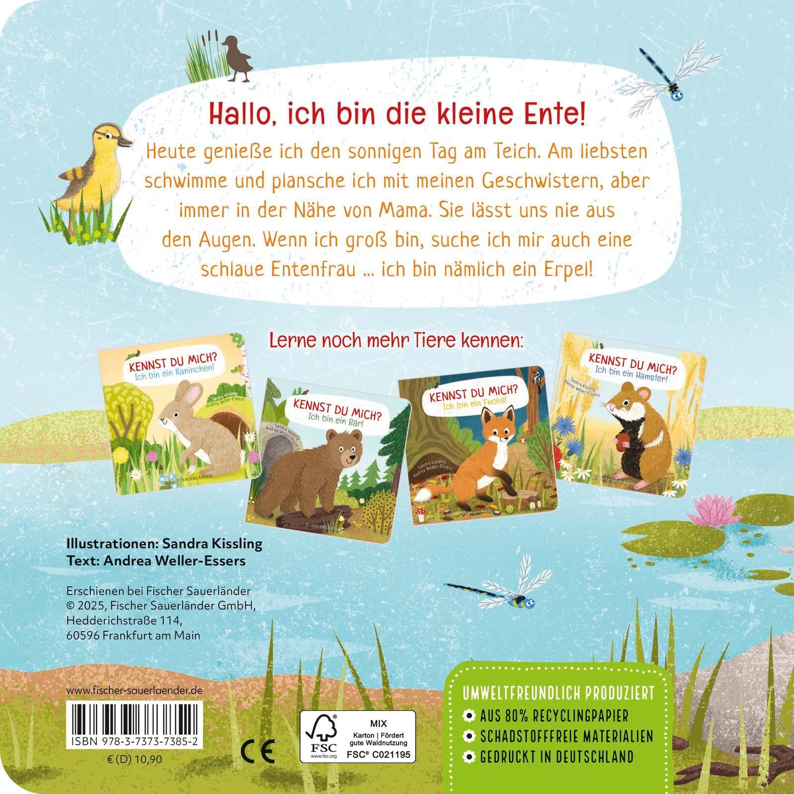 Rückseitencover Kennst du mich? Ich bin eine Ente!
