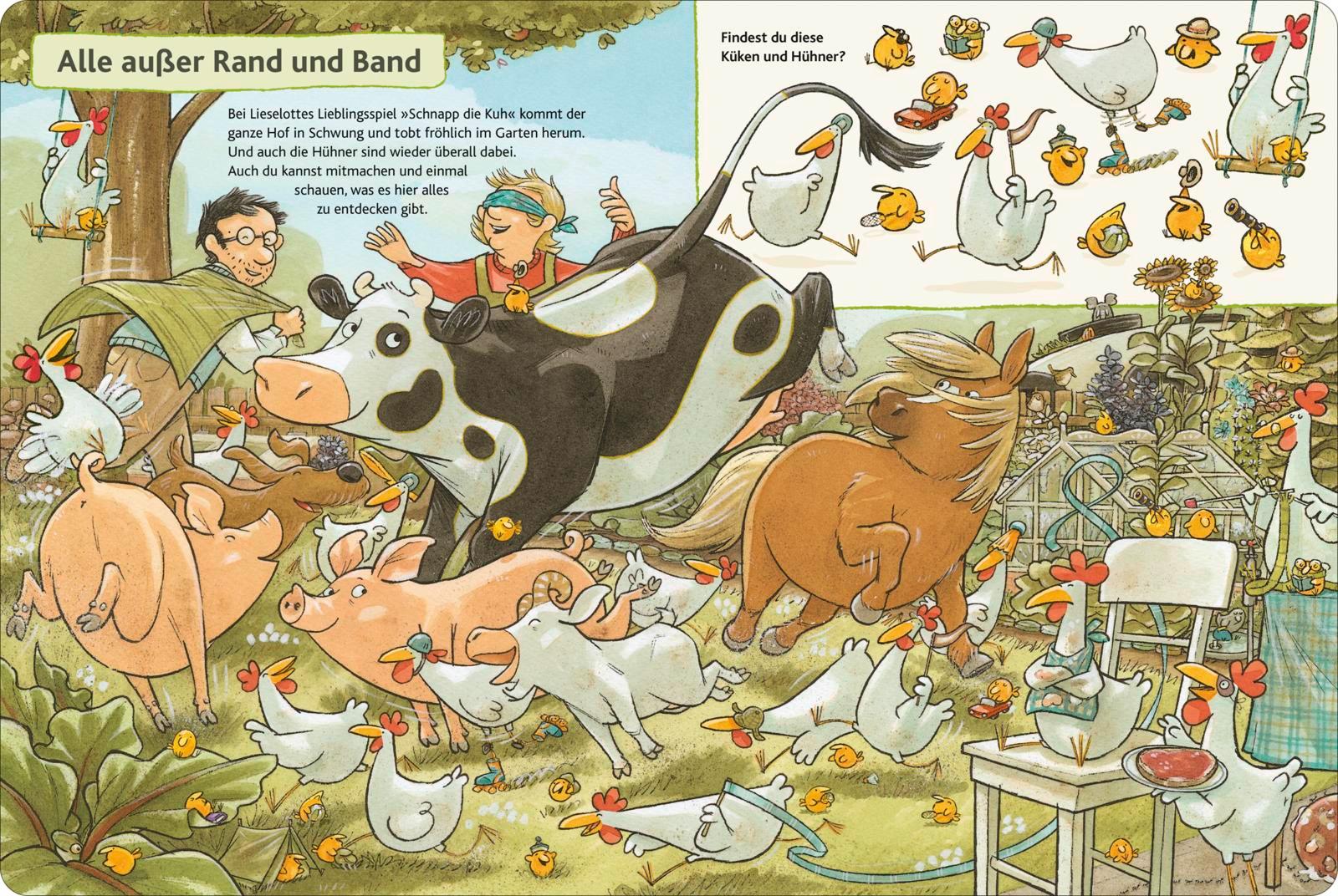 Beispielinhalt (Bild) Lieselotte: Hühner, Hühner überall!