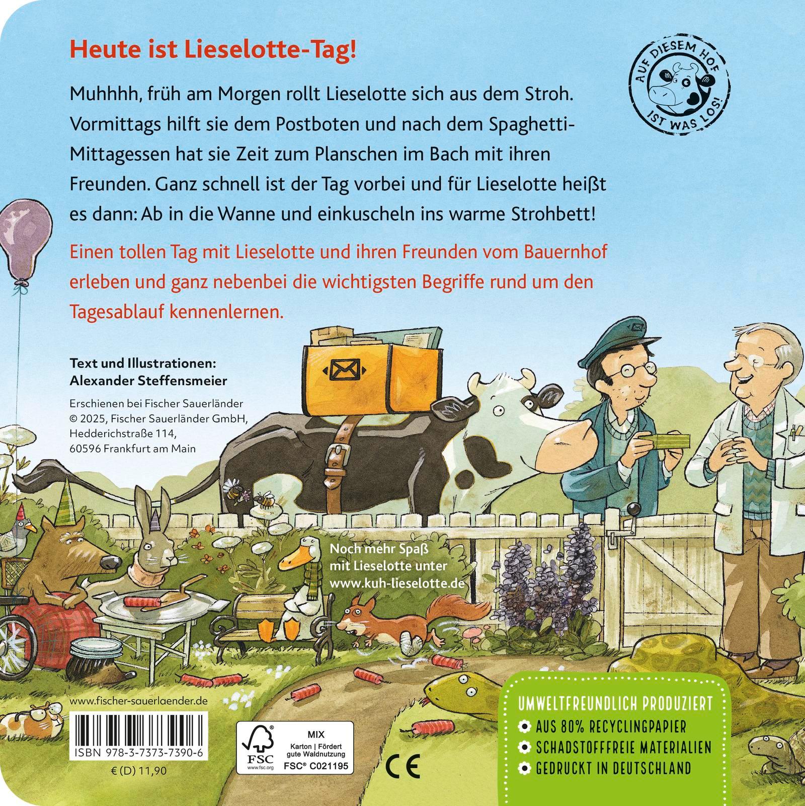 Rückseitencover Ein ganzer Tag mit Lieselotte