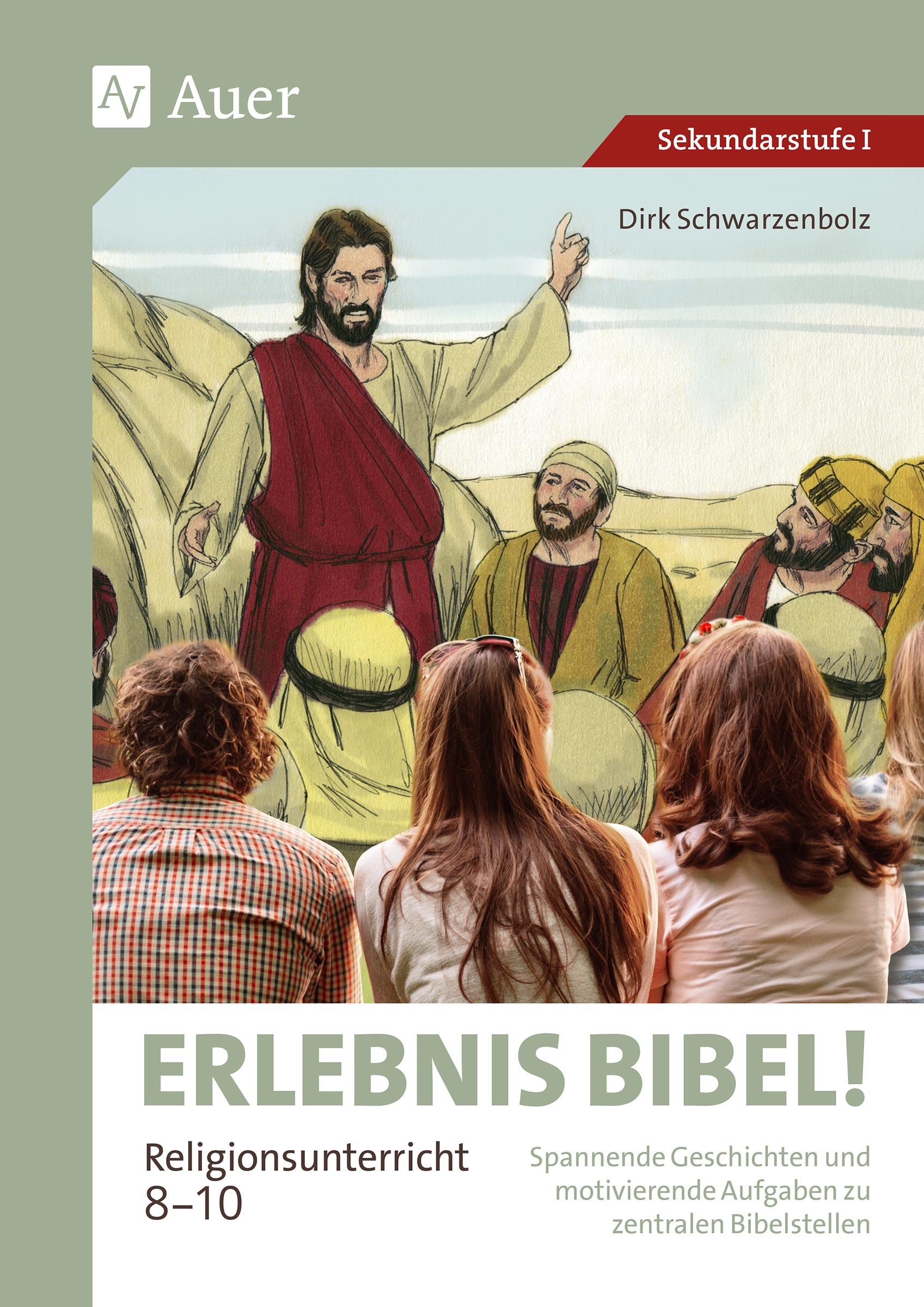 Vorderes Coverbild Erlebnis Bibel Religionsunterricht 8-10