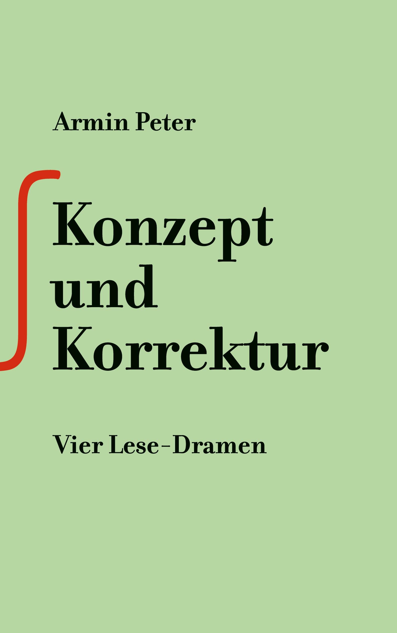 Vorderes Coverbild Konzept und Korrektur