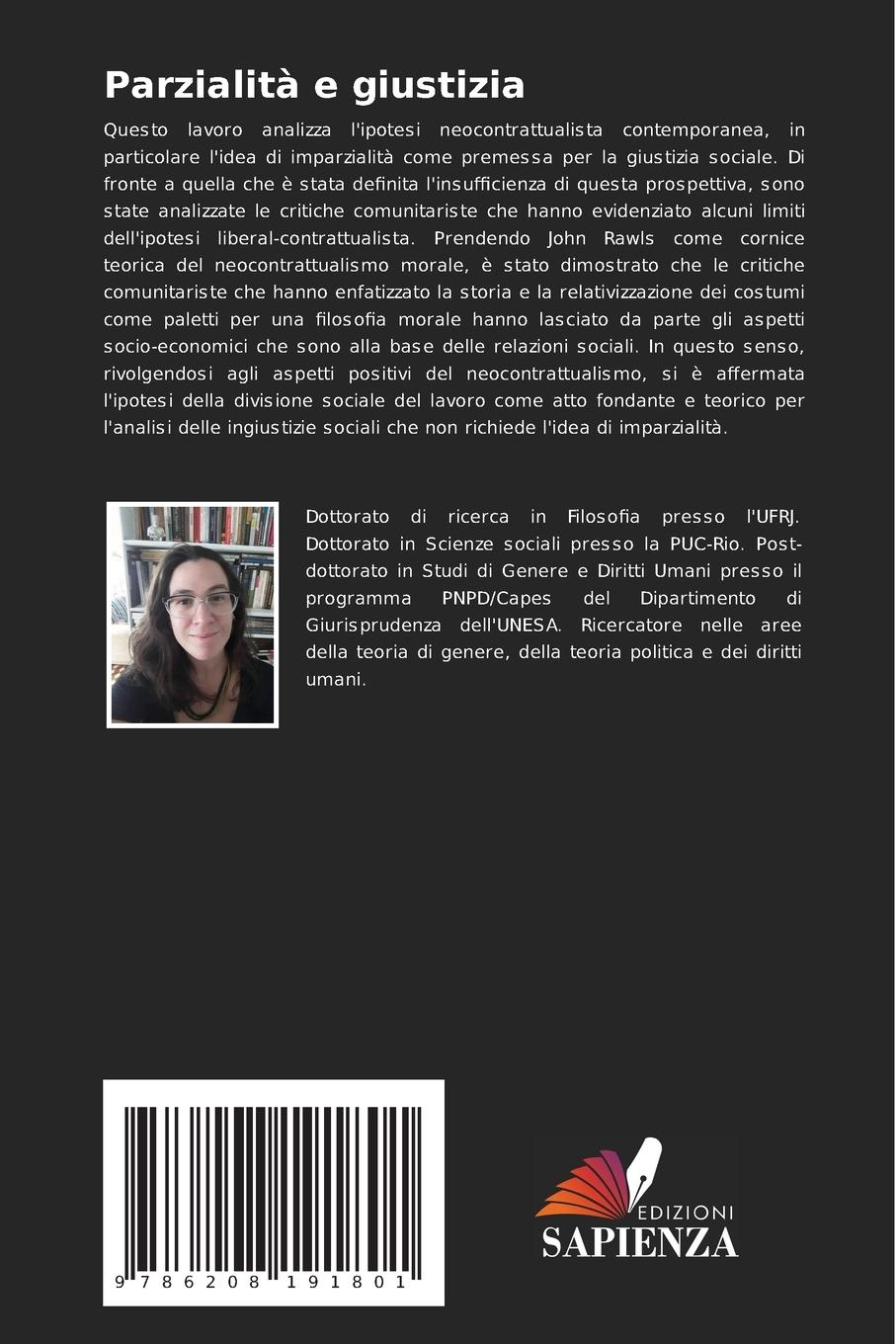 Rückseitencover Parzialità e giustizia