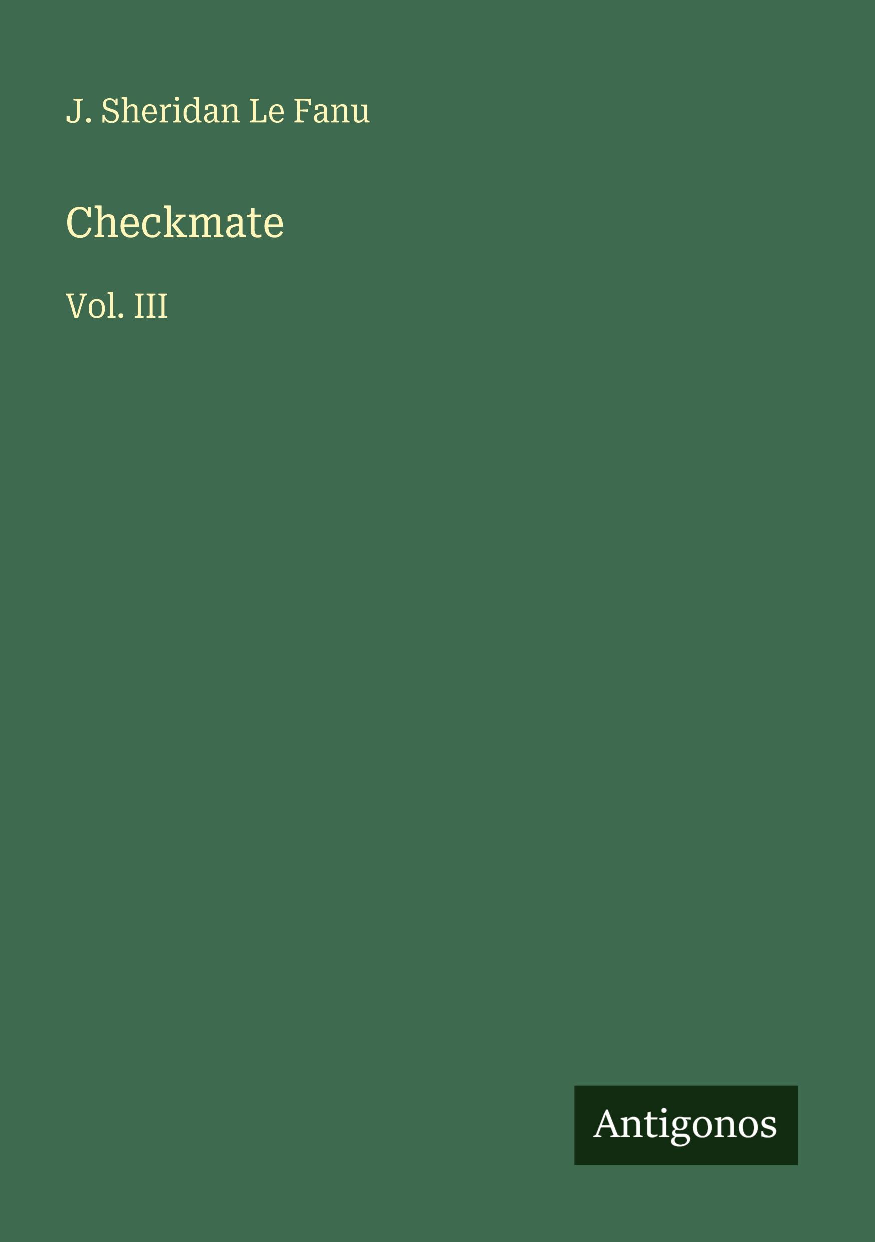 Vorderes Coverbild Checkmate